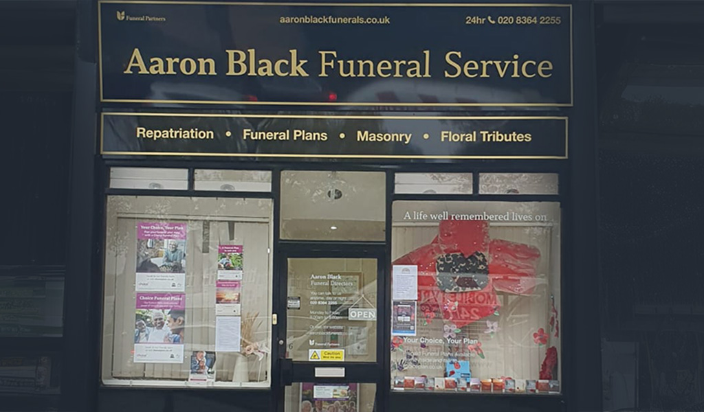 Aaron Black funeral services undertaker